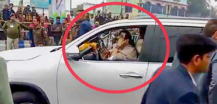 Chief minister Mamata Banerjee 24 January 2024 after car accident 